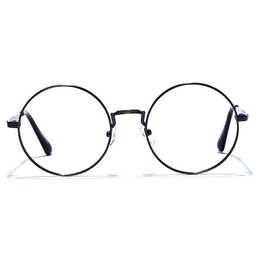 GRAVIATE by Coolwinks E13C6603 Glossy Gunmetal Full Frame Round Eyeglasses for Men and Women