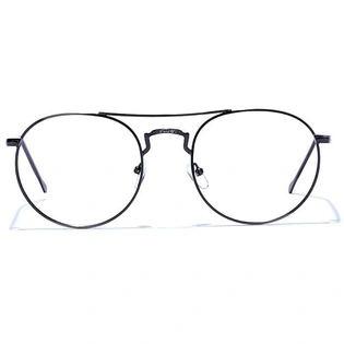 GRAVIATE by Coolwinks E13C6655 Glossy Gunmetal Full Frame Round Eyeglasses for Men and Women