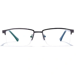 GRAVIATE by Coolwinks E13A6830 Glossy Half Frame Rectangle Eyeglasses for Men and Women