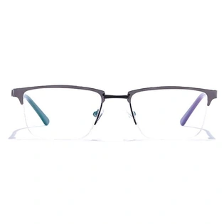 GRAVIATE by Coolwinks E13A6836 Glossy Half Frame Rectangle Eyeglasses for Men and Women