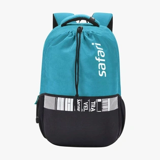 Drawstring 42 Ltrs Aqua Blue_A