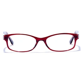 GRAVIATE by Coolwinks E46B6443 Glossy Maroon Full Frame Rectangle Eyeglasses for Kids