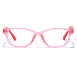 GRAVIATE by Coolwinks E23C6439 Matte Pink Full Frame Rectangle Eyeglasses for Kids