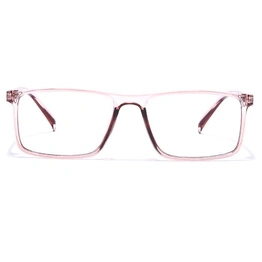 GRAVIATE by Coolwinks E23A7356 Glossy Pink Full Frame Rectangle Eyeglasses for Women