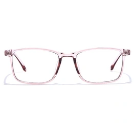 GRAVIATE by Coolwinks E23C7349 Glossy Pink Full Frame Rectangle Eyeglasses for Women