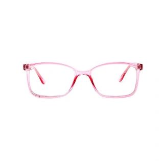 GRAVIATE by Coolwinks E23A5683 Glossy Pink Full Frame Retro Square Eyeglasses for Women