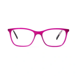 GRAVIATE by Coolwinks E23B5598 Glossy Pink Full Frame Retro Square Eyeglasses for Women