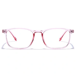 GRAVIATE by Coolwinks E23B7389 Glossy Pink Full Frame Retro Square Eyeglasses for Women