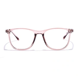 GRAVIATE by Coolwinks E23C7354 Glossy Pink Full Frame Retro Square Eyeglasses for Women