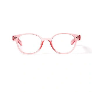 GRAVIATE by Coolwinks E23A5700 Matte Pink Full Frame Round Eyeglasses for Kids