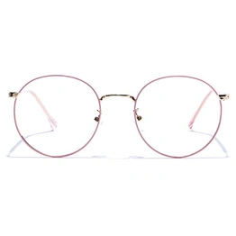 GRAVIATE by Coolwinks E23A7567 Glossy Pink Full Frame Round Eyeglasses for Women