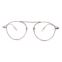 GRAVIATE by Coolwinks E23B6523 Glossy Pink Full Frame Round Eyeglasses for Women