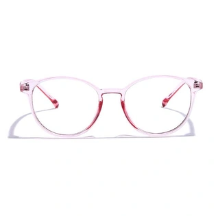 GRAVIATE by Coolwinks E23B7369 Glossy Pink Full Frame Round Eyeglasses for Women