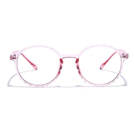 GRAVIATE by Coolwinks E23B7374 Glossy Pink Full Frame Round Eyeglasses for Women