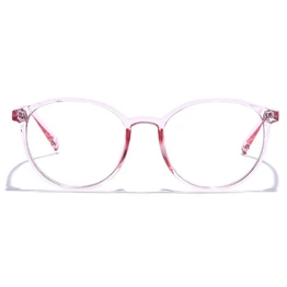 GRAVIATE by Coolwinks E23C7378 Glossy Pink Full Frame Round Eyeglasses for Women