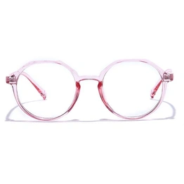 GRAVIATE by Coolwinks E23C7379 Glossy Pink Full Frame Round Eyeglasses for Women