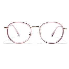 GRAVIATE by Coolwinks E23C7536 Glossy Pink Full Frame Round Eyeglasses for Women