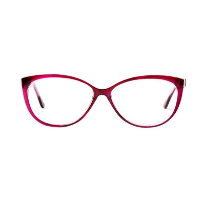 GRAVIATE by Coolwinks E17A5682 Glossy Purple Full Frame Cateye Eyeglasses for Women