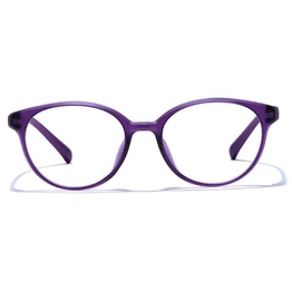 GRAVIATE by Coolwinks E17A6586 Matte Purple Full Frame Cateye Eyeglasses for Women