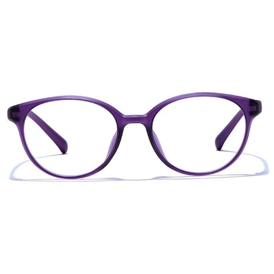 GRAVIATE by Coolwinks E17A6586 Matte Purple Full Frame Cateye Eyeglasses for Women