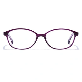 GRAVIATE by Coolwinks E17A7589 Glossy Purple Full Frame Oval Eyeglasses for Women