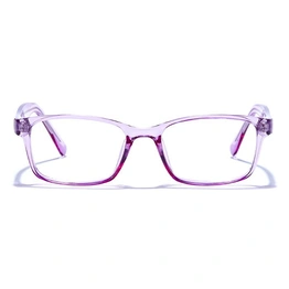 GRAVIATE by Coolwinks E17A6445 Glossy Purple Full Frame Rectangle Eyeglasses for Men and Women