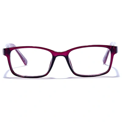 GRAVIATE by Coolwinks E17B6444 Glossy Purple Full Frame Rectangle Eyeglasses for Men and Women