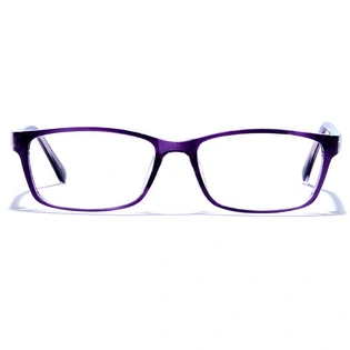 GRAVIATE by Coolwinks E17A6446 Glossy Purple Full Frame Rectangle Eyeglasses for Women