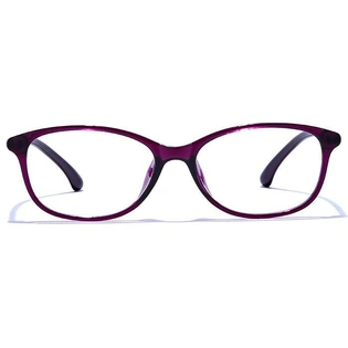 GRAVIATE by Coolwinks E17A6583 Glossy Purple Full Frame Rectangle Eyeglasses for Women