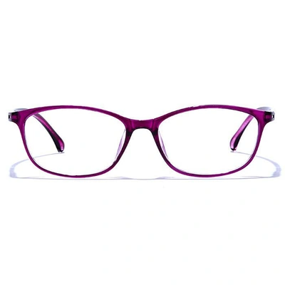 GRAVIATE by Coolwinks E17A6597 Glossy Purple Full Frame Rectangle Eyeglasses for Women