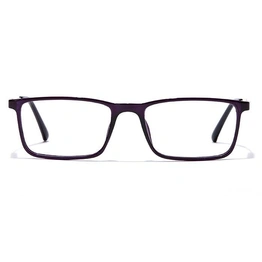 GRAVIATE by Coolwinks E17A7089 Glossy Purple Full Frame Rectangle Eyeglasses for Women