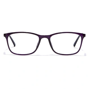 GRAVIATE by Coolwinks E17A7095 Glossy Purple Full Frame Rectangle Eyeglasses for Women