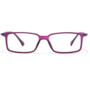 GRAVIATE by Coolwinks E17A7411 Matte Purple Full Frame Rectangle Eyeglasses for Women