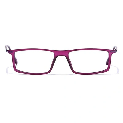 GRAVIATE by Coolwinks E17A7414 Matte Purple Full Frame Rectangle Eyeglasses for Women