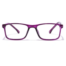 GRAVIATE by Coolwinks E17A7422 Glossy Purple Full Frame Rectangle Eyeglasses for Women