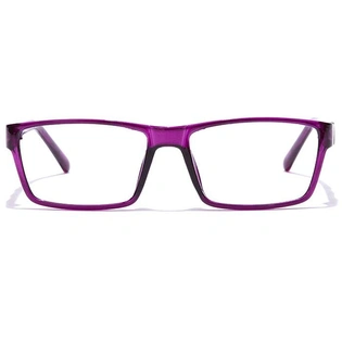 GRAVIATE by Coolwinks E17A7428 Glossy Purple Full Frame Rectangle Eyeglasses for Women