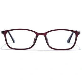 GRAVIATE by Coolwinks E17A7585 Glossy Purple Full Frame Rectangle Eyeglasses for Women