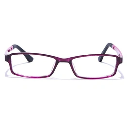 GRAVIATE by Coolwinks E17A7629 Glossy Purple Full Frame Rectangle Eyeglasses for Women