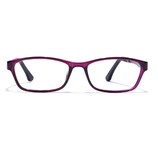 GRAVIATE by Coolwinks E17A7641 Glossy Purple Full Frame Rectangle Eyeglasses for Women