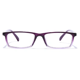 GRAVIATE by Coolwinks E17A7674 Glossy Purple Full Frame Rectangle Eyeglasses for Women