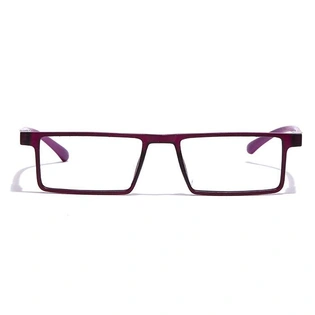 GRAVIATE by Coolwinks E17B7063 Matte Purple Full Frame Rectangle Eyeglasses for Women