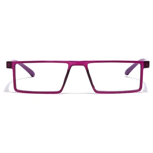 GRAVIATE by Coolwinks E17B7069 Matte Purple Full Frame Rectangle Eyeglasses for Women