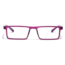 GRAVIATE by Coolwinks E17B7072 Matte Purple Full Frame Rectangle Eyeglasses for Women