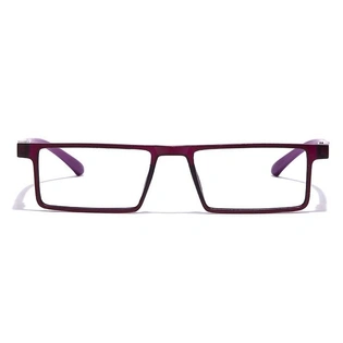 GRAVIATE by Coolwinks E17B7075 Matte Purple Full Frame Rectangle Eyeglasses for Women