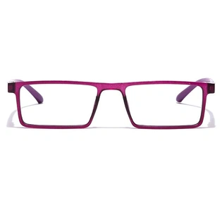 GRAVIATE by Coolwinks E17B7084 Matte Purple Full Frame Rectangle Eyeglasses for Women