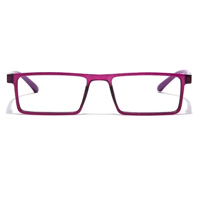 GRAVIATE by Coolwinks E17B7084 Matte Purple Full Frame Rectangle Eyeglasses for Women