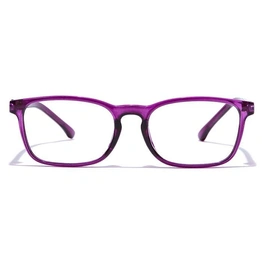 GRAVIATE by Coolwinks E17B7426 Glossy Purple Full Frame Rectangle Eyeglasses for Women