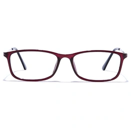 GRAVIATE by Coolwinks E17B7586 Glossy Purple Full Frame Rectangle Eyeglasses for Women