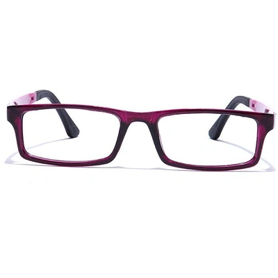 GRAVIATE by Coolwinks E17B7633 Glossy Purple Full Frame Rectangle Eyeglasses for Women