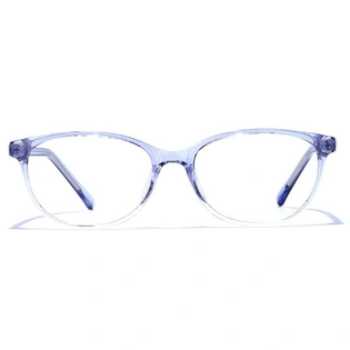 GRAVIATE by Coolwinks E17C6647 Glossy Purple Full Frame Rectangle Eyeglasses for Women